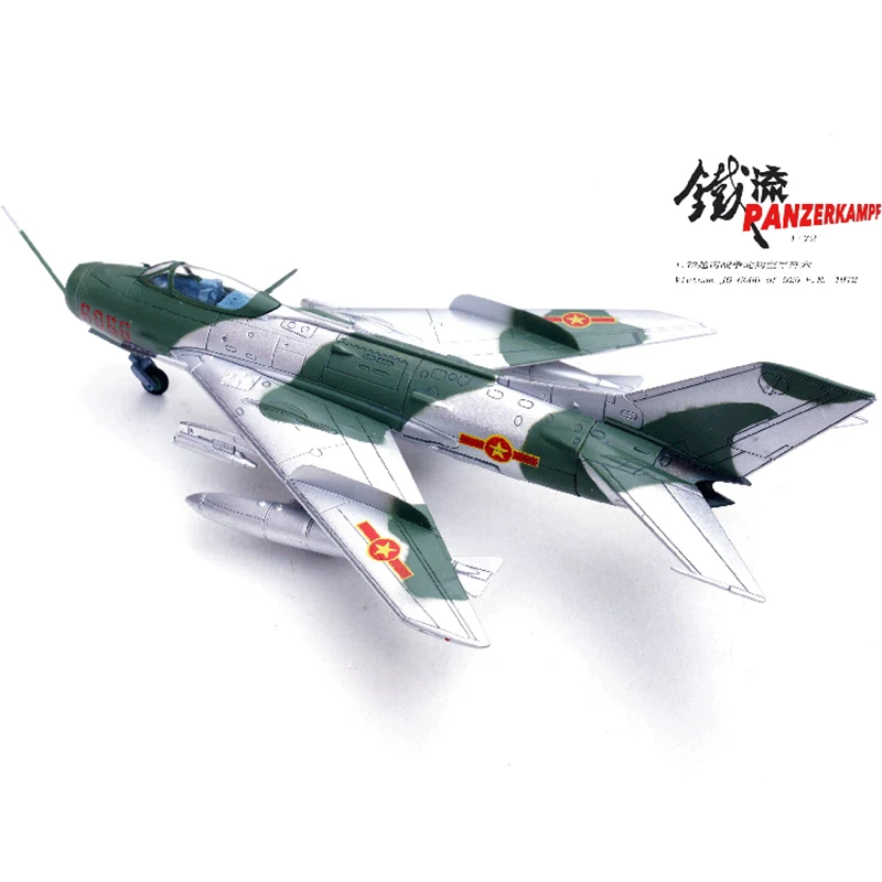 1:72 Scale 14640PK Vietnam Air Force J-6 Military Fighter Aircraft Model Diecast Alloy Static Display Souvenir Classics Toy Gift