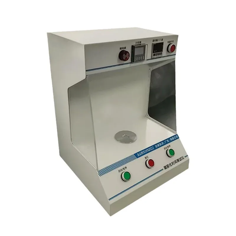 Test the gelation time of semi-cured tablets and resins using a Banton gel machine