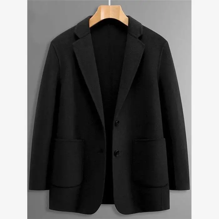 

Men's Woolen Sport Jaet Set Korean Sle Casual Warm Top Long Length Faionable Autumn Winter Clothing No Brand Registered