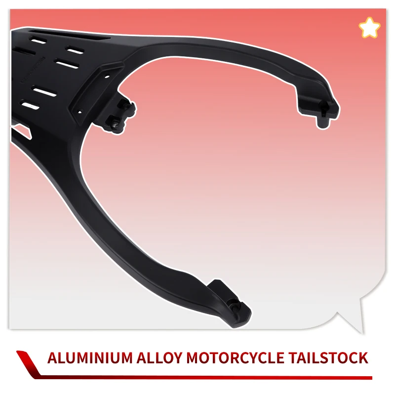 Rear Motorcycle Luggage Rack for 2023 KYMCO AK550II,Aluminum Alloy Pressure Casting Motorcycle Tailstock,Top Box Support