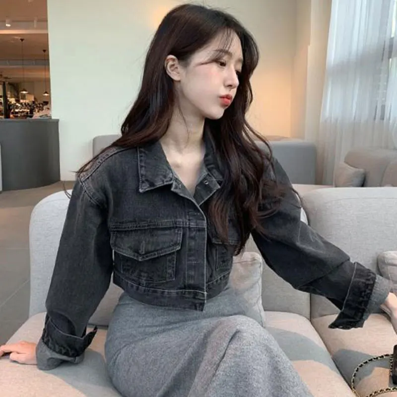 Cappotto da donna chic vintage ort Svel Jaet con bottoni in metallo vestibilità ampia lungo Sve ort Sle Casual Faion