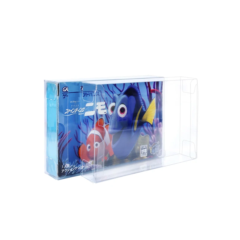 

10pcs Transparent Clear Box for GBA game card for GameBoy Advance JP version PET Plastic Storage box Display Box