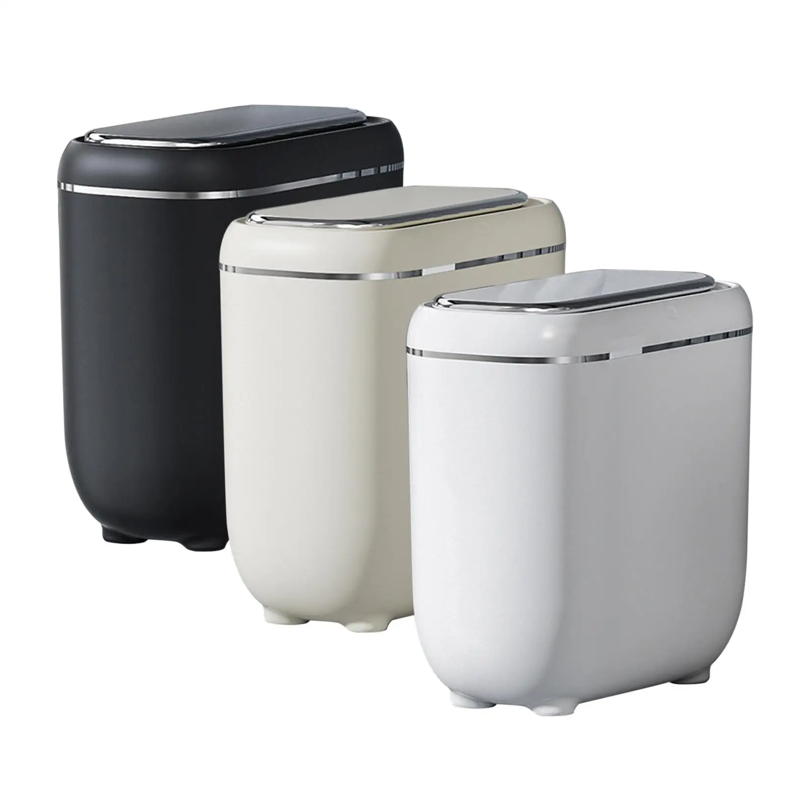 Bathroom Trash Can Kitchen Trash Can Space Saving Waterproof