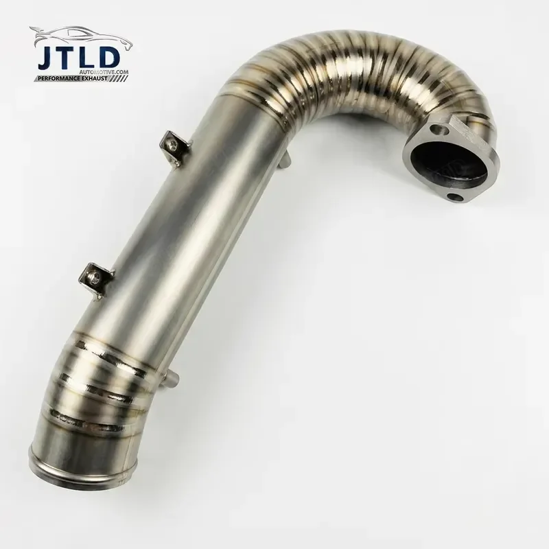 High Performance Titanium Turbo Inlet Pipe Crossover Tube for Honda Civic Type R FK8 2.0T K20C1 2017-2021Engine Induction