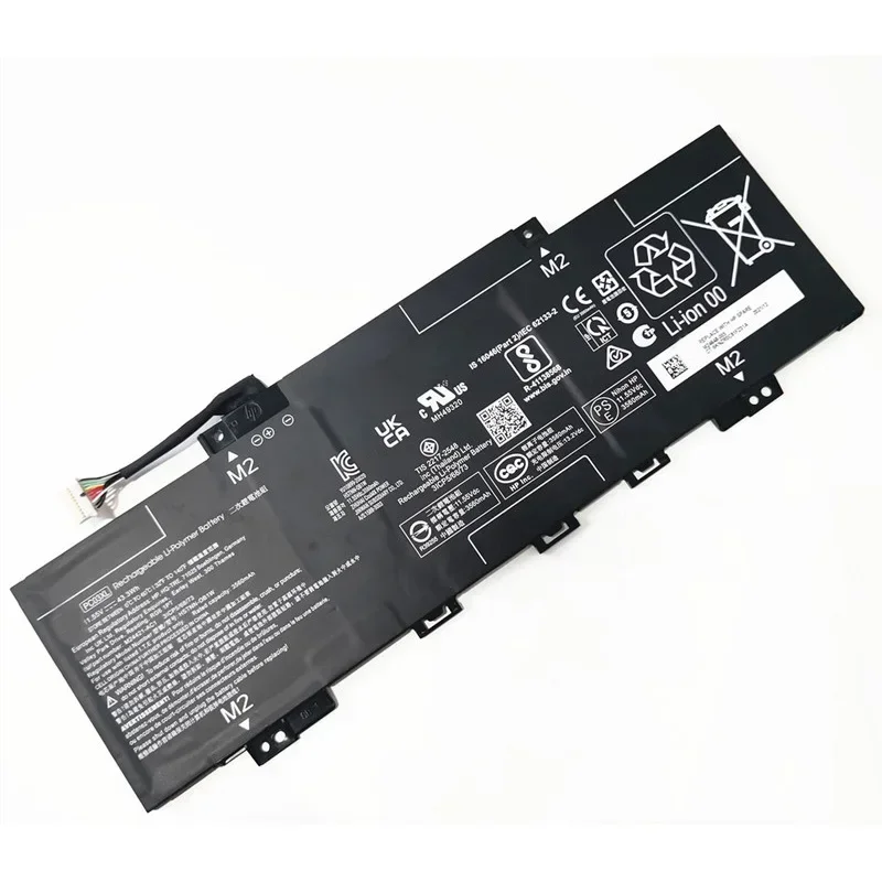 

Вывесная батарея PC03XL для HP Pavilion x360 15-er0125od 4-dw0021na PC03043XL HSTNN-OB1W TPN-DB0E 11,55 В 43,3 Втч 3560 мАч