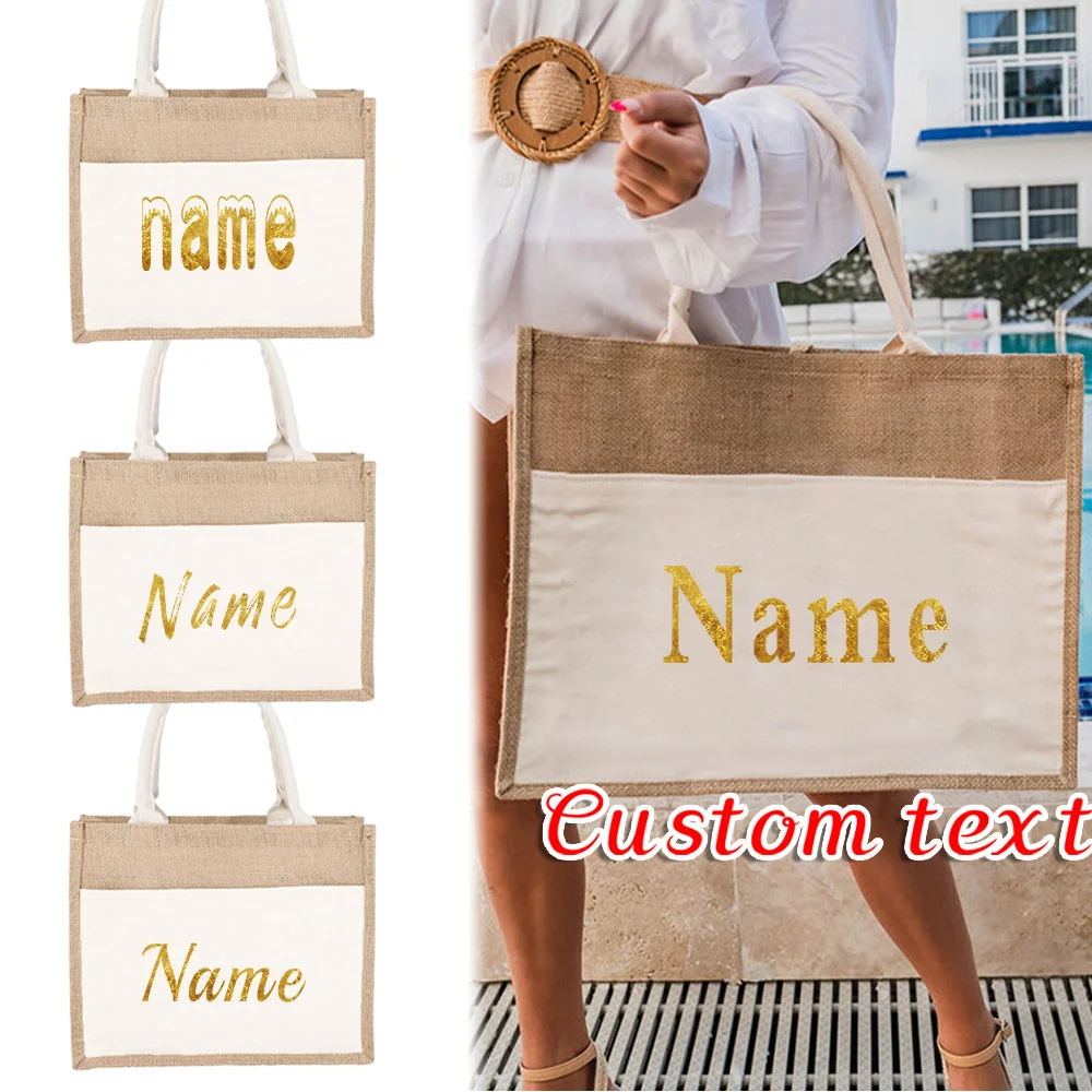 

Персонализированные модные сумки с индивидуальным дизайном, большой вместимости, простые и стильные городские сумки, портативные сумки для покупок.