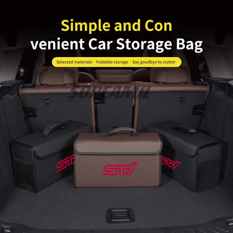 

Car Trunk Organizing And Storage Box For STI Brz Wrx Xv Ascent Forester Outback Impreza Legacy Brand-new Automotive Accessories