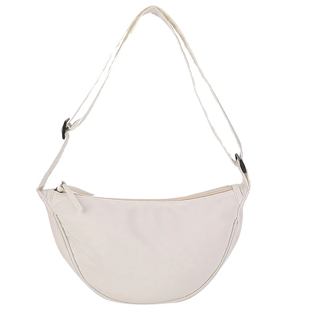 حقائب كتف نسائية من النايلون الهلال حقائب كروس بسيطة وأنيقة حقائب يد نسائية