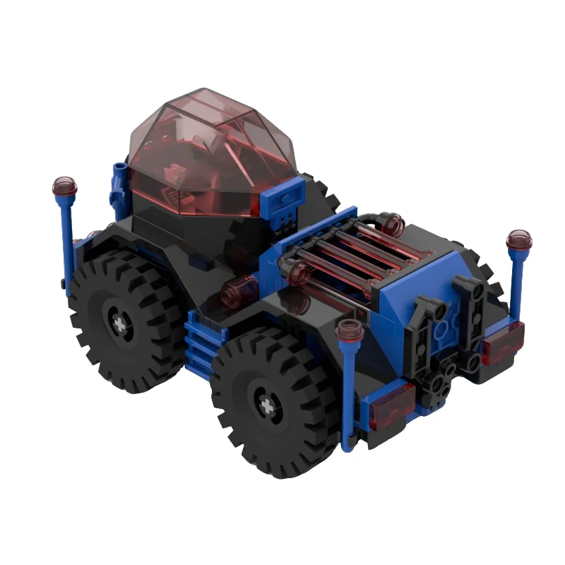 174pcs MOC Space Police I Prisoner Transport Model Building Toys Blocks Architecture DIY Christmas Gifts Assemble Creative Idea