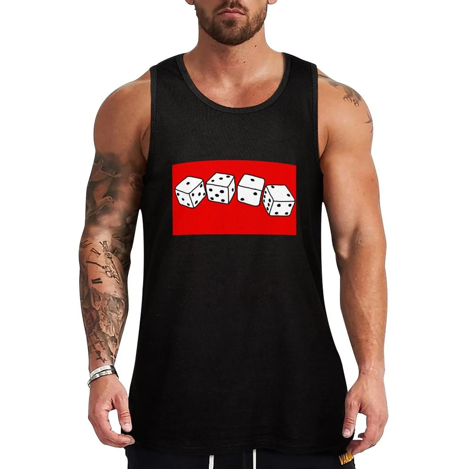 1312 Dice Tank Top Man clothes for gym Gym man