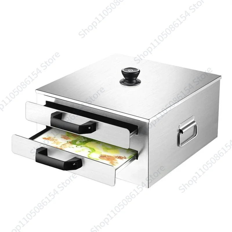 Rice flour machine small household 304 stainless steel drawer type plate steamer mini family pack
