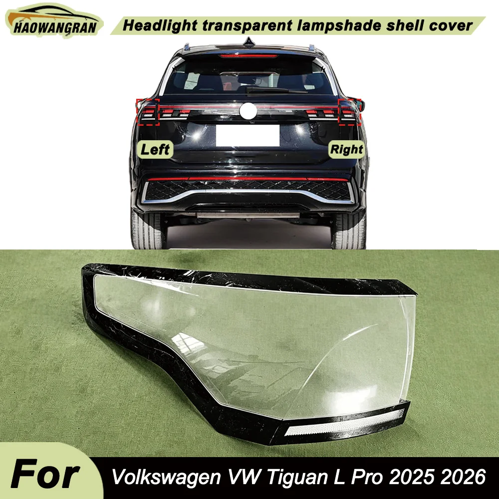 

Car Rear Taillight Shell Brake Lights Shell Taillight Lens Replace Auto Rear Lamp Shell 2025 2026 For Volkswagen VW Tiguan L Pro