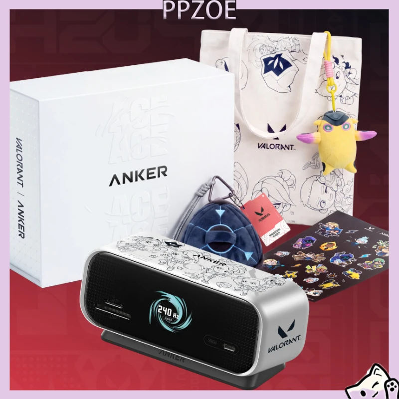Anker × VALORANT Limited Edition Space Station 10-in-1 Docking Station,240Hz High Refresh Type-C Dock, Dual 4K HDMI for MacBook