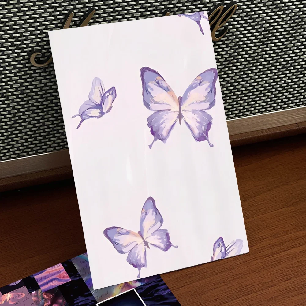 10 قطع من بطاقات بريدية على شكل فراشة مخدرة لغرفة النوم وغرفة النوم وديكور سطح المكتب وبطاقة رسائل هدية إبداعية