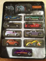 Hot Wheels 1:64 Iron box 20th Century Edition Larry Edition Hall of Fame A010 Collection Die cast alloy trolley model gift