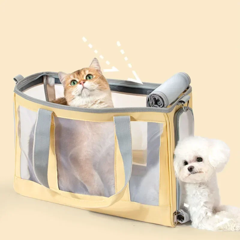 Cat Bag Out Portable Cat Dog Handbag Shoulder Pet Bag Space Capsule