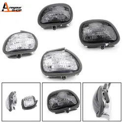 Areyourshop for Honda GL1800 Goldwing 2001-2010 Front Turn Signals lens G L 1800 Clear Smoke Motorcycke Light Parts