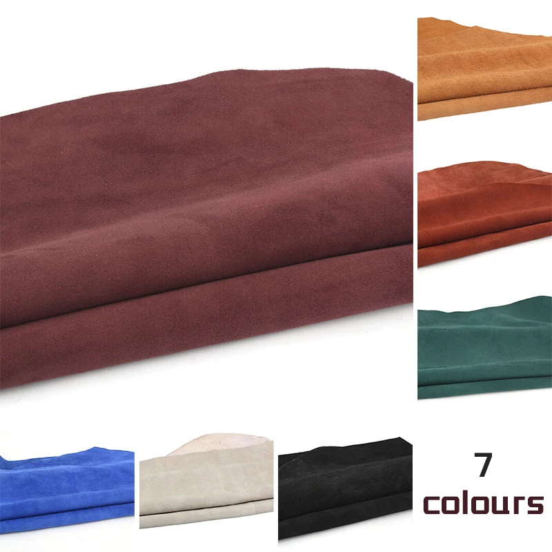 20X30cm Double-Sided Suede Fabric Soft Faux Leather For Diy Sewing Clothing Car Interior Upholstery Shoes Bag Jewelry Box Craft