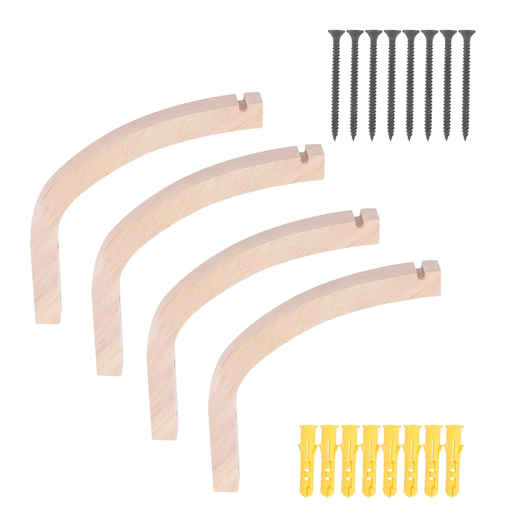 Wall Mounted Hanging Plant Hooks, Cesta Ganchos para Lanternas, Plantas de Interior, Cabide, 4pcs