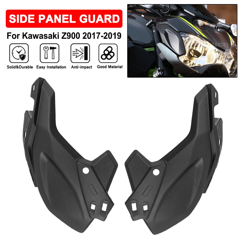 

Headlight Side Panel Fairing Cowl For Kawasaki Z900 Z 900 2017 2018 2019 Unpainted Motorcycle Front Side Nose Cover Accessories