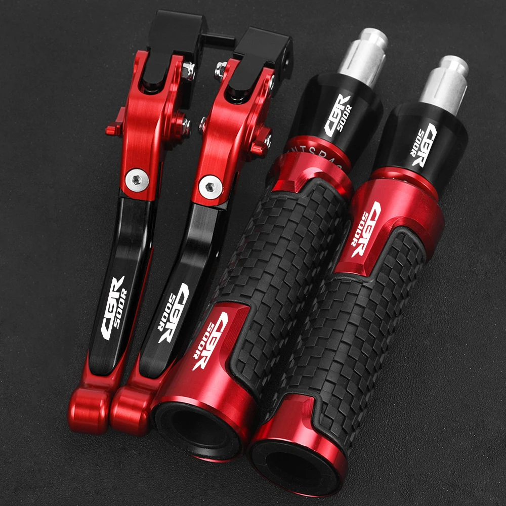 

2024 Motorcycle Foldable Brake Clutch Levers Handlebar grips Handle ends For HONDA CBR500R 2022 2023 CBR500 R CBR 500R CBR 500 R