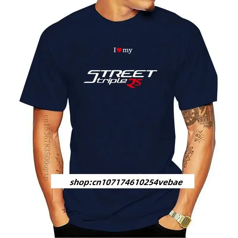 Man Clothing T-Shirt Passt Street Triple 765 Rs 2017 Herren Moto Motorycle Unisex Tees