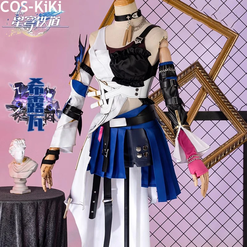 COS-KiKi Honkai: Star Rail Serval Game Suit Lovely SJ Uniform Cosplay Costume Halloween Party Role Play Outfit Women XS-XXL