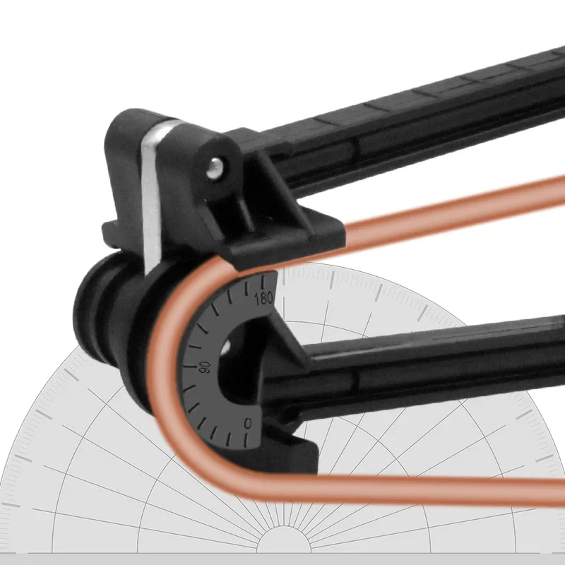 Dobladora de Tubos Combinada 4 en 1, Herramienta para Doblar Tuberías, Alicates para Curvar Líneas de Combustible, Dobladora de Frenos 4mm 6mm 8mm 10mm