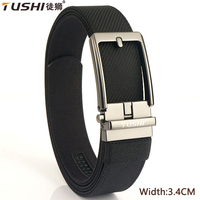 TUSHI Military Belt for Men Sturdy Nylon Metal Automatic Buckle Police Duty Tactical Belt Outdoor Soft Girdle IPSC Accessories