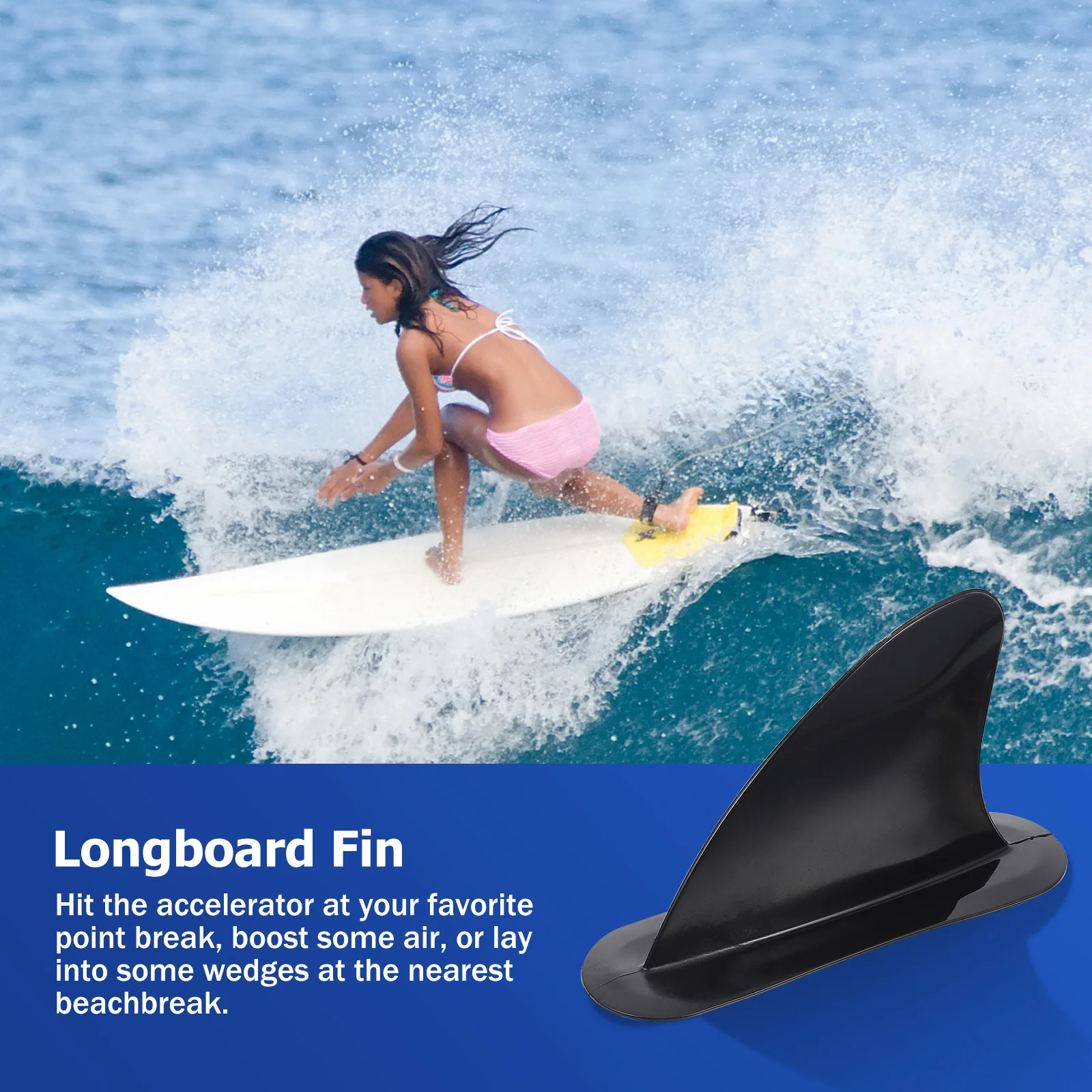

Strong Water Flex Surfboard Fins Medium Template Tail Pulp Board Water Separator Nylon Longboard Unified Fin Boat Fin For Quick