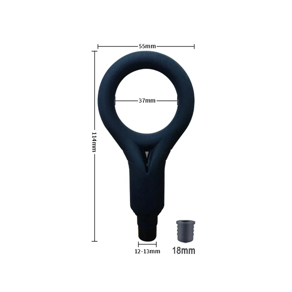 Male Masturbation Ring Penis Vibration Masturbator Male Training Relaxation Silicone Massage Gun Head For Masturbation Tool gallery 5
