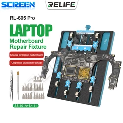 RELIFE RL-605 Pro Universal Chip Slot Laptop Motherboard Repair Fixture Special for Laptop and Mobile Phone Motherboard Tools