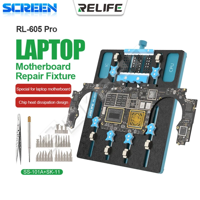 RELIFE RL-605 Pro Uniwersalne gniazdo chipowe do naprawy płyty głównej laptopa Specjalne narzędzia do płyty głównej laptopa i telefonu komórkowego
