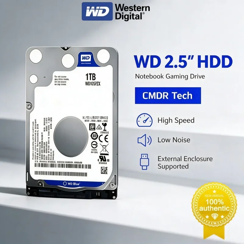 2.5 Inch Western Digital SATA HDD 1TB WD Internal Hard Drive 6.0Gb/s High-Speed Harddisk For Security Camera NVR DVR Recorder