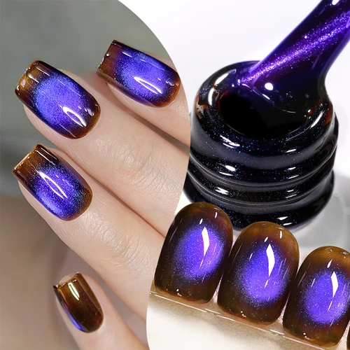 Imagen 2 del producto BORN PRETTY 10ml deseando manzana cuentas de vidrio rojo gato Gel magnético ultra brillo remojo Gel UV barniz para decoración de uñas suministros de uñas