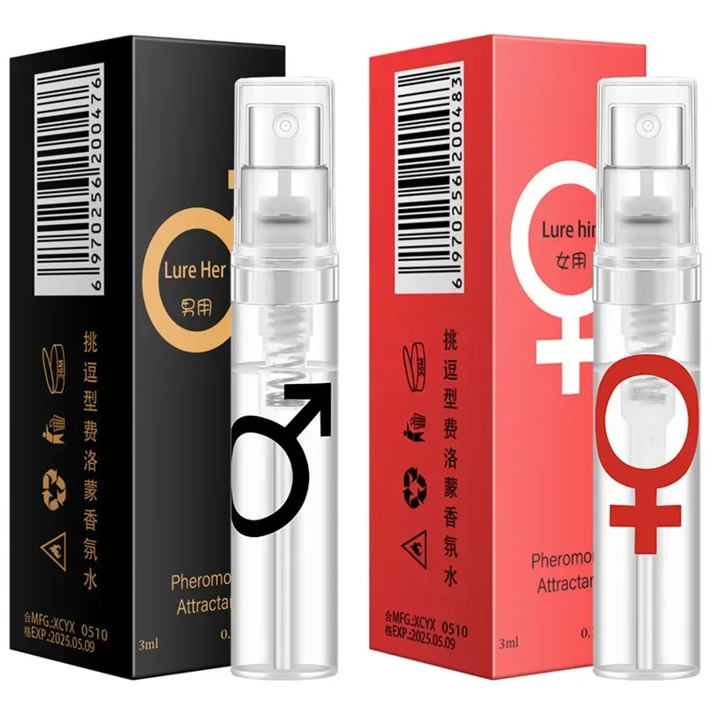 Nieuwe 2024 3 ml Feromoon Parfum Afrodisiacum Vrouw Orgasme Body Spray Flirt Parfum Trekken Meisje Geurende Water Voor Mannen Smeermiddelen