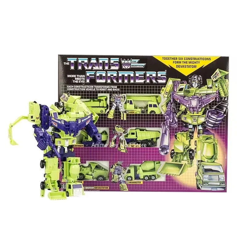 New in Stock Transformer G1 Series G1 KO Devastator Collect Figures Popular Gifts Anime Characters Birthday Gift Movie   Trendy