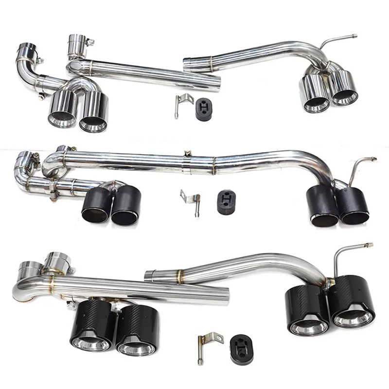 Auspuffrohr für BMW E90 E92 E93 325i 330i Tuner M3 M4 Stoßstange Auspuff Endrohr Schalldämpfer Auspuffanlage