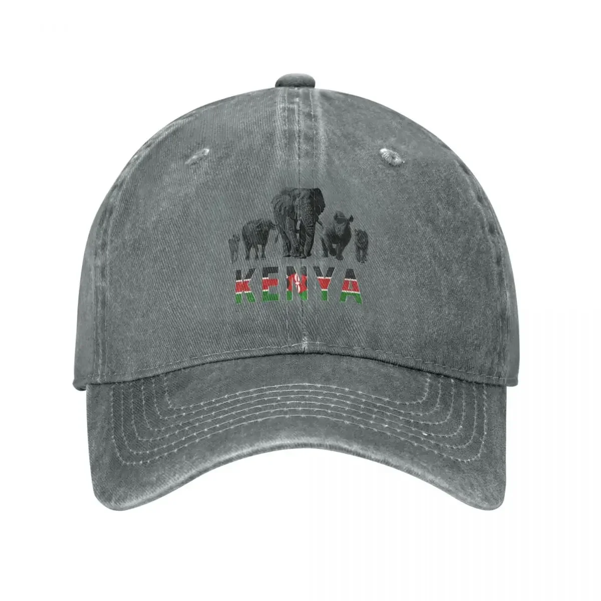 

Kenya Wildlife Big Five Safari for Kenya Fans Baseball Cap Big Size Hat Kids Hat Golf Hat Custom Cap Women Men's