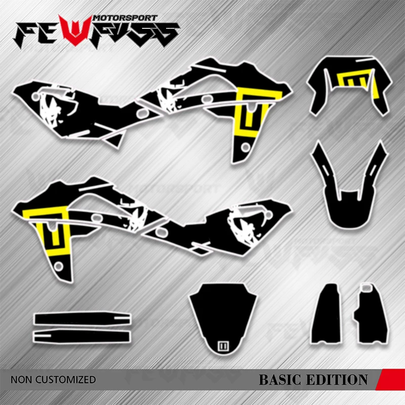 

Fewfuss для Husqvarna TE250 2008 2009 2010 2011 2012 2013, мотоциклетные графические наклейки, наклейки, фон для мотоцикла