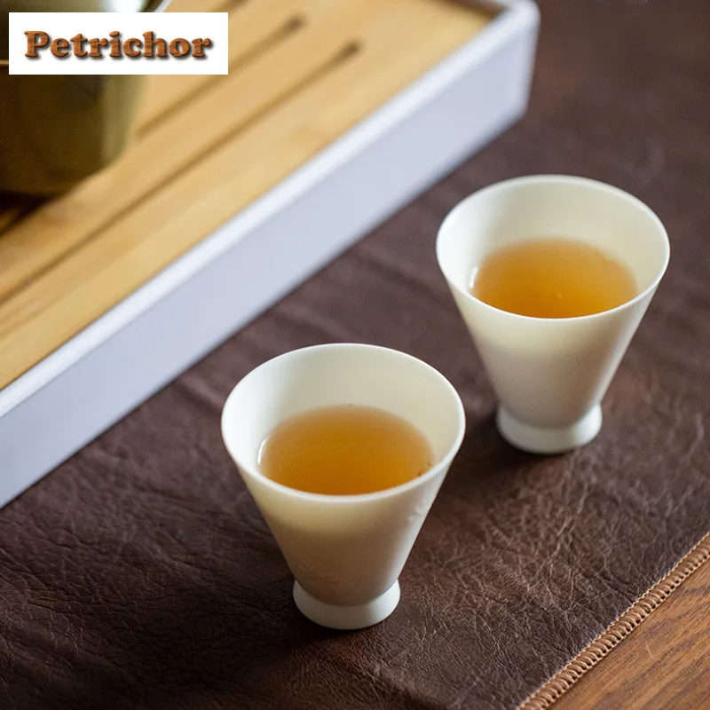 Leather Tea Table Mats Handmade Tea Flag Heat Insulation Mat Drink Coaster Dinner Table Cloth Mat Chinese Tea Set Decoration view 2