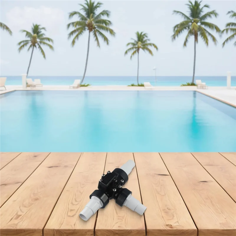 

A58Z Сменный клапан для бассейна 1,5 дюйма, 3-ходовой переключатель шланга, ПВХ + металлические соединения для труб, разъемы для очистки