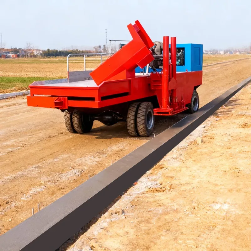 Customized High Aesthetic Appeal Road Curb Forming Machine PLC Control 1 Year Warranty High Operating Efficiency Featuring Beari
