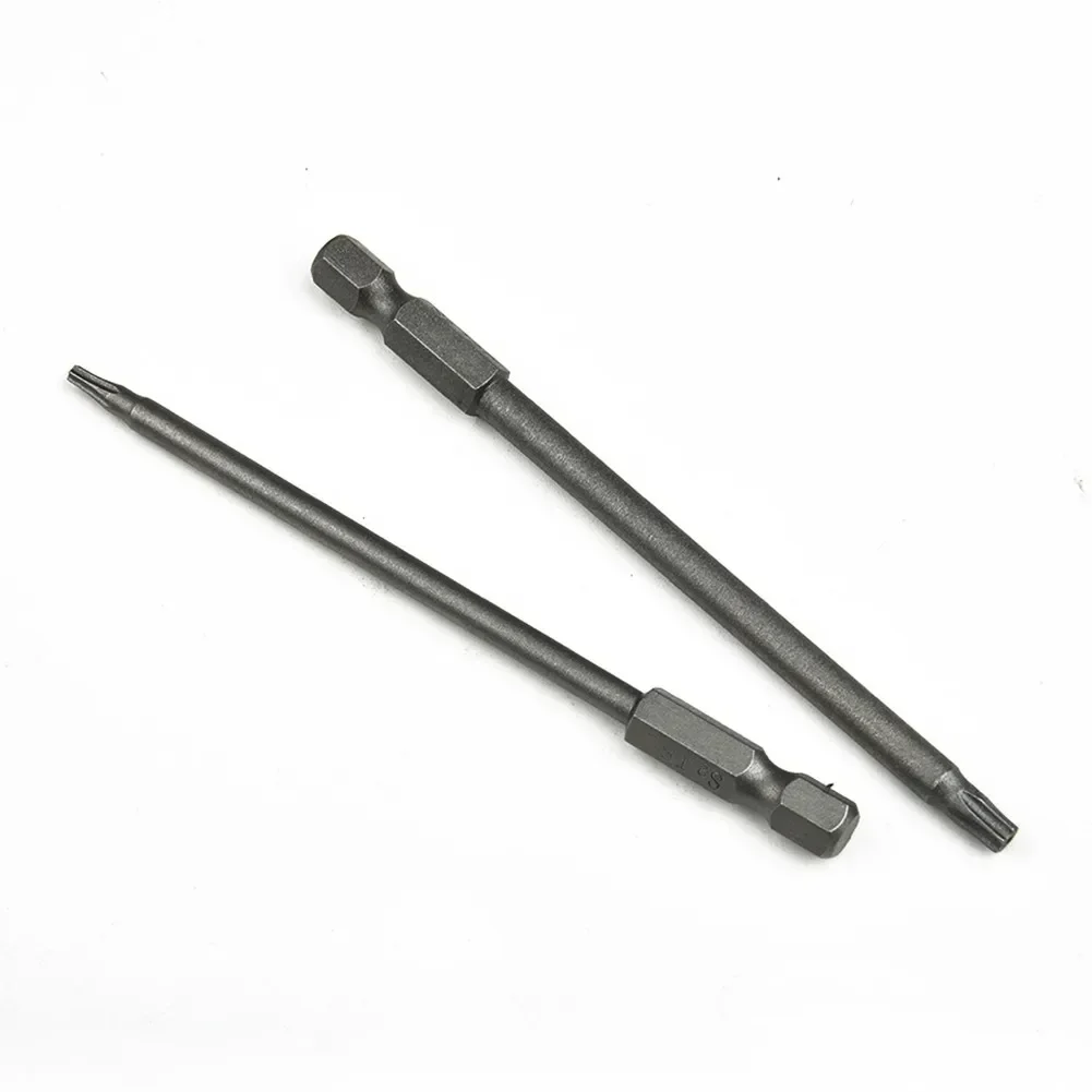 1PC Magnetic Torx Screwdriver Bit 100mm Long T8,T10,T15,T20,T25,T27,T30,T40 Safety Tamper-Proof Hand Tool Safe