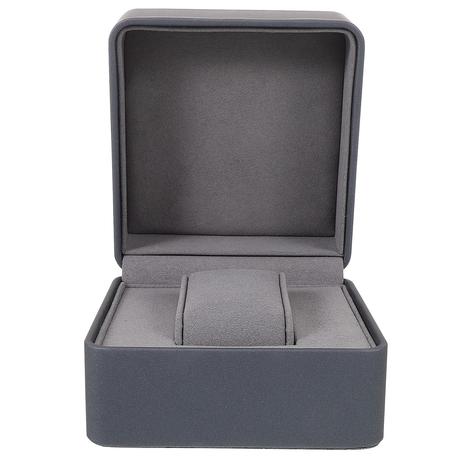 

Single Watch Box Small PU Travel Case Removable Pillow Portable Watch Organizer Storage Holder for Men Women