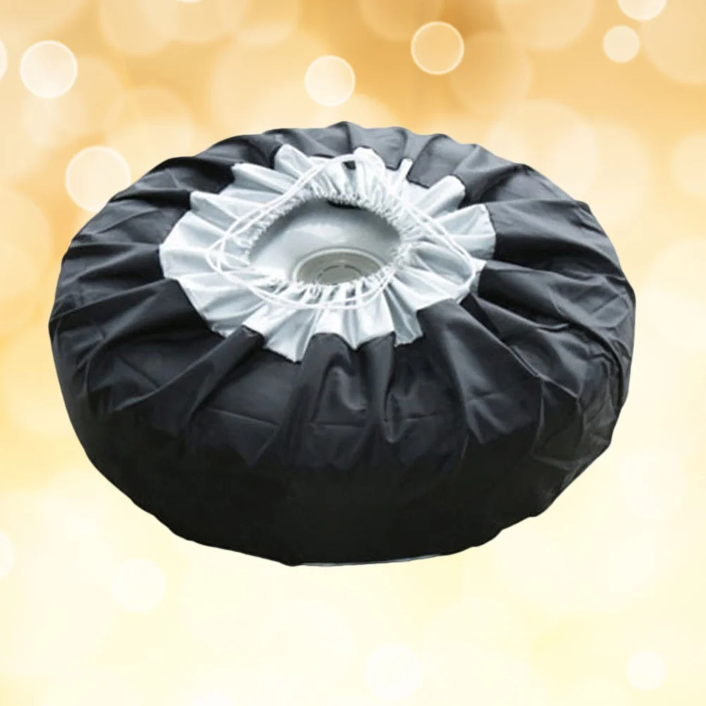 

Car Tire Covers Oxford Cloth Wheel Tire Covers Protector for 65cm Tire Car Wheel Tire Cover Protective Tire Cover