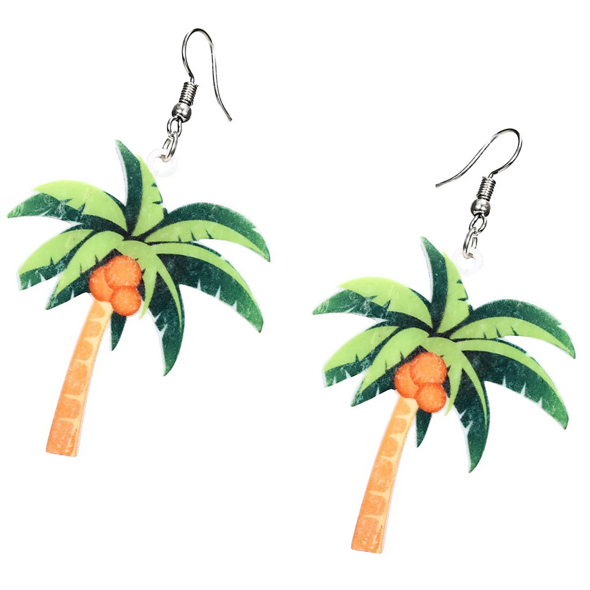 

Coconut Tree Earrings Ear Drop Women Earrings Delicate Earbob Creative Dangler Yellow Banana Jewelry Fashion Trendy Party