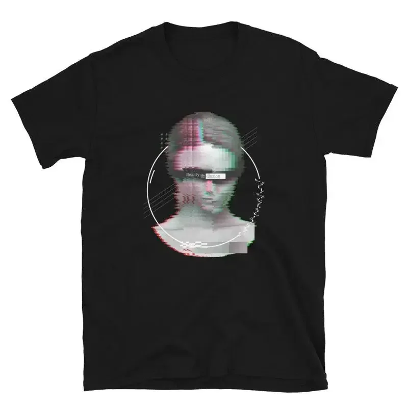 Visual Glitch Modern Art Photography T-Shirt