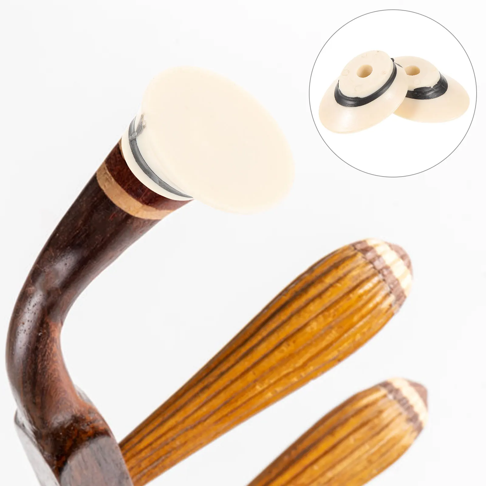 

4pcs Heads Replacement Bone Powder Bakelite Top Fittings Chinese Repair Parts Durable Musical Instrument Accessories Erhu Top