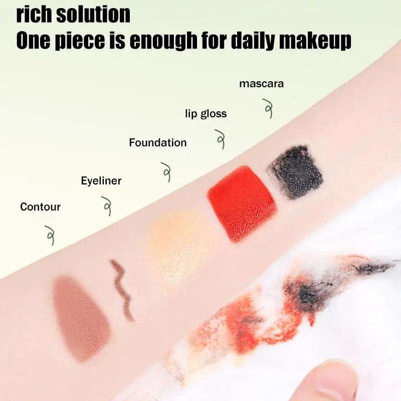 Avocado Scented Makeup Remover Wipes - Deep Cleansing Hypoallergenic Moisturizing Gentle Facial Travel-Friendly view 3